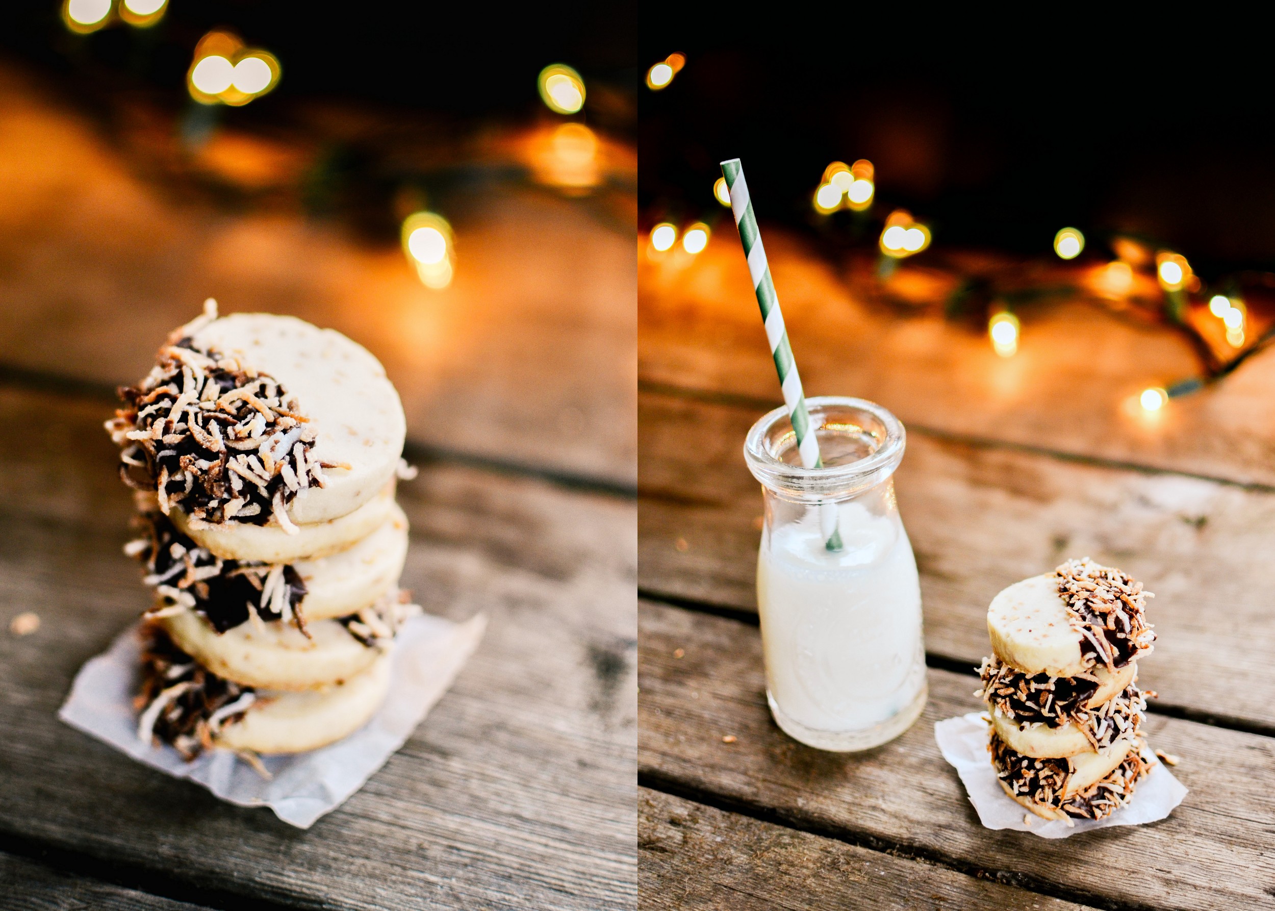 Christmas baking: toasted coconut shortbread