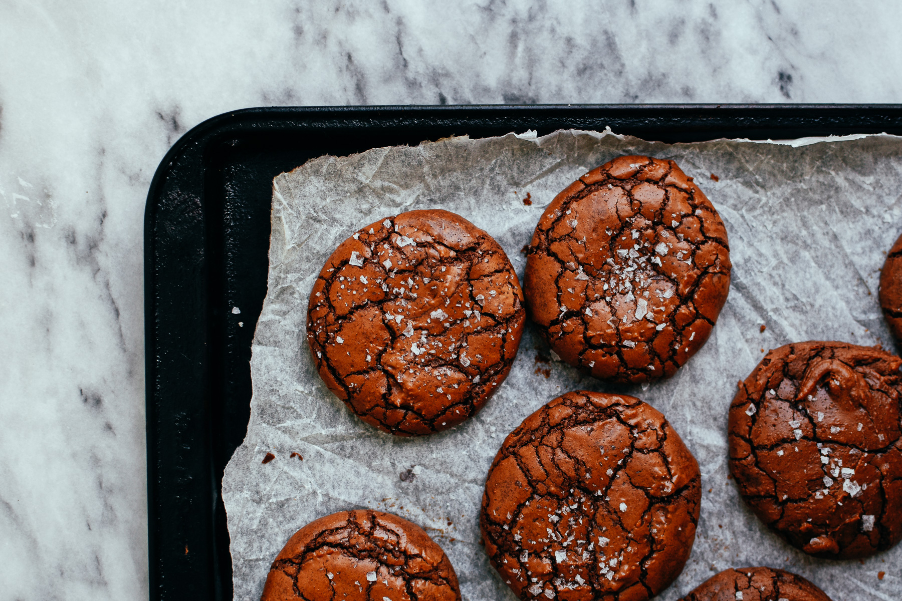 brownie crinkle cookies