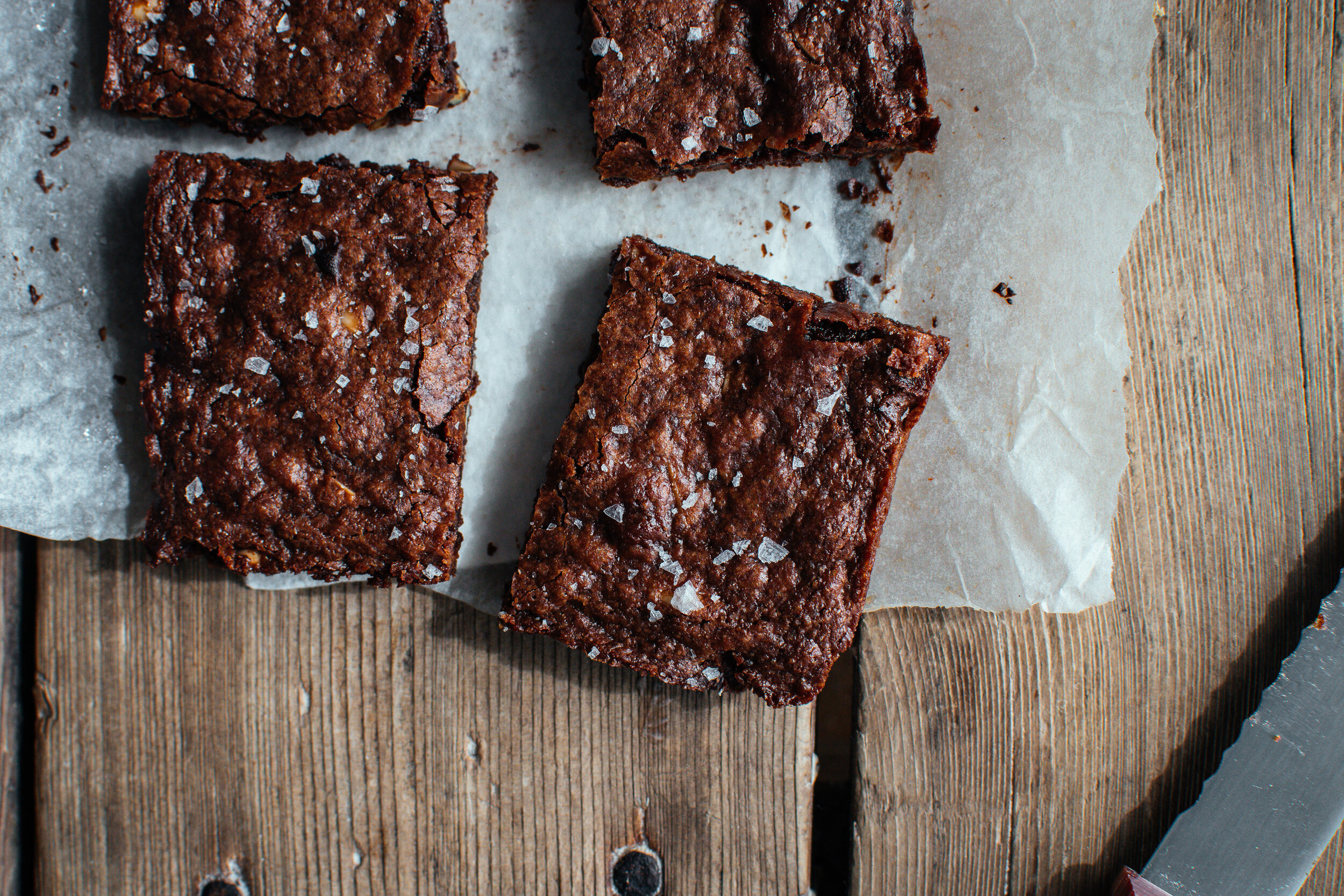 small batch brownies (makes 6)