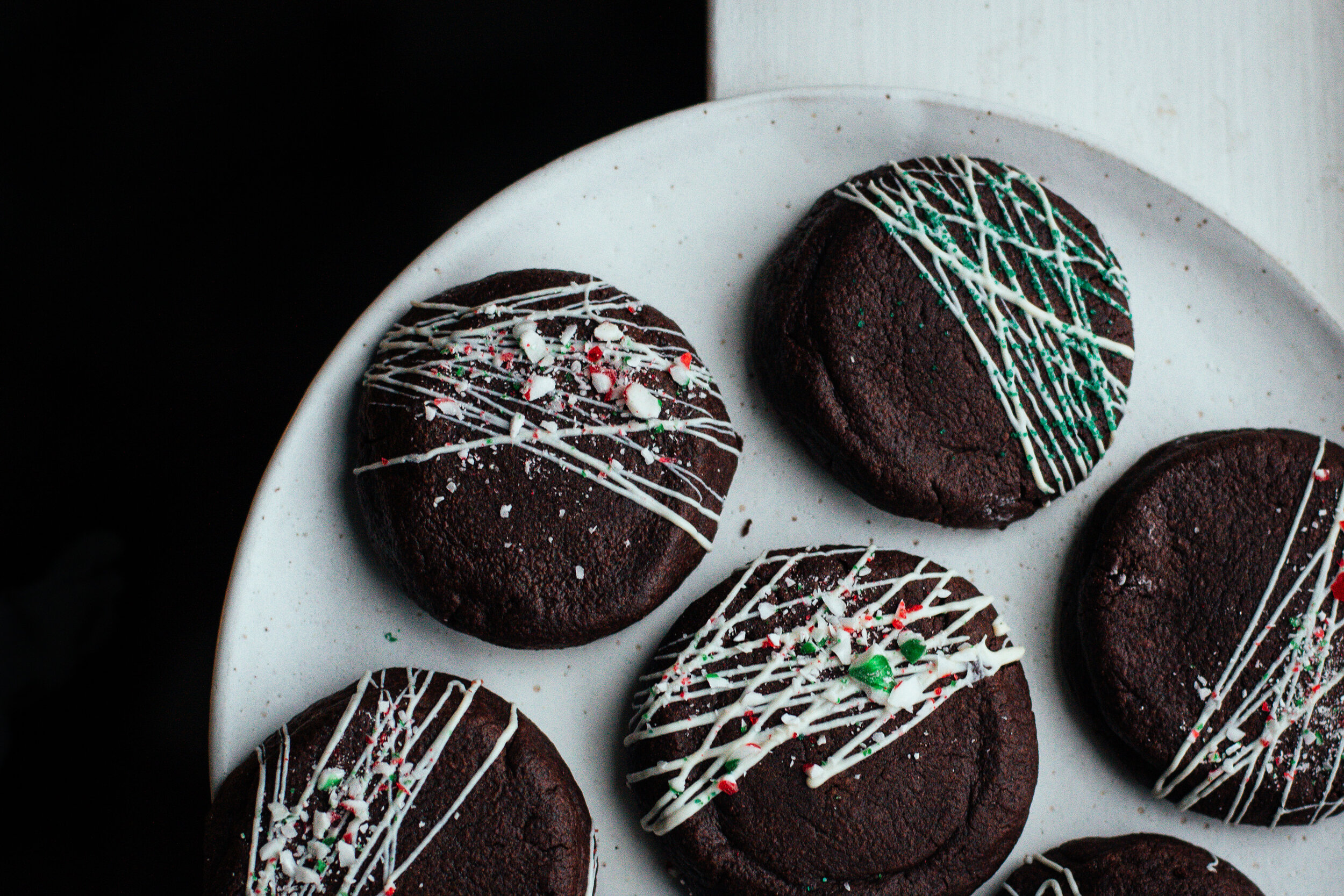 peppermint patty stuffed chocolate cookies 
